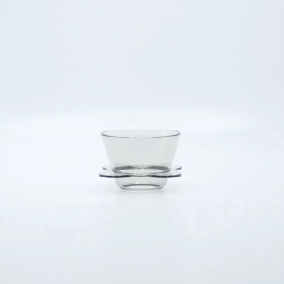 OREA O1 Zaparzacz – Kompaktowy Dripper Flat-Bottom (Tritan) - Smoke Black