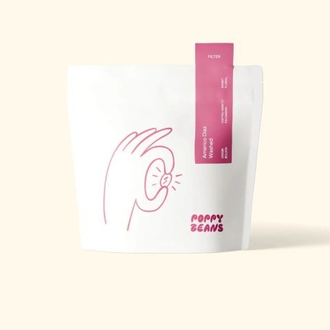 kawa Poppy Beans - Boliwia Americo Diaz, Washed- 200g