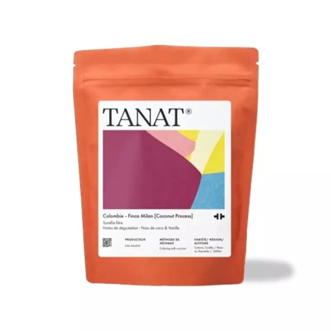 kawa TANAT Coffee - Kolumbia Finca Milan [Coconut Process] - 200g