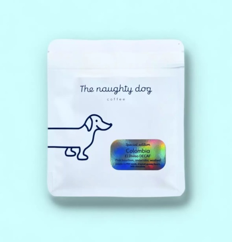 The Naughty Dog - Kolumbia El Diviso decaf, bezkofeinowa- 200g