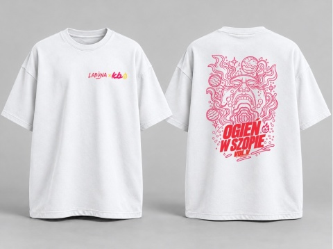 Labuna x KB Coffee Roasters- T-shirt Ogień w Szopie Vol. V