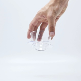 OREA O1 Zaparzacz – Kompaktowy Dripper Flat-Bottom (Tritan) - Transparent, Przezroczysty