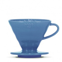 Hario - ceramiczny dripper V60-02 - niebieski + 40 szt. filtrów