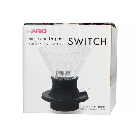 Hario- zestaw Immersion Switch - drip V60-02 + filtry