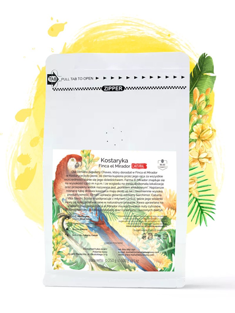 Manufaktura Kawy - Kostaryka Finca El Mirador - 250g Manufaktura Kawy - Kostaryka Finca El Mirador - 250g