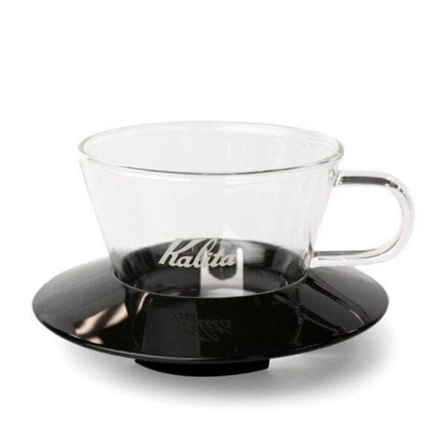 zaparacz do kawy Kalita - szklany dripper Wave 155 - czarny zaparacz do kawy Kalita - szklany dripper Wave 155 - czarny