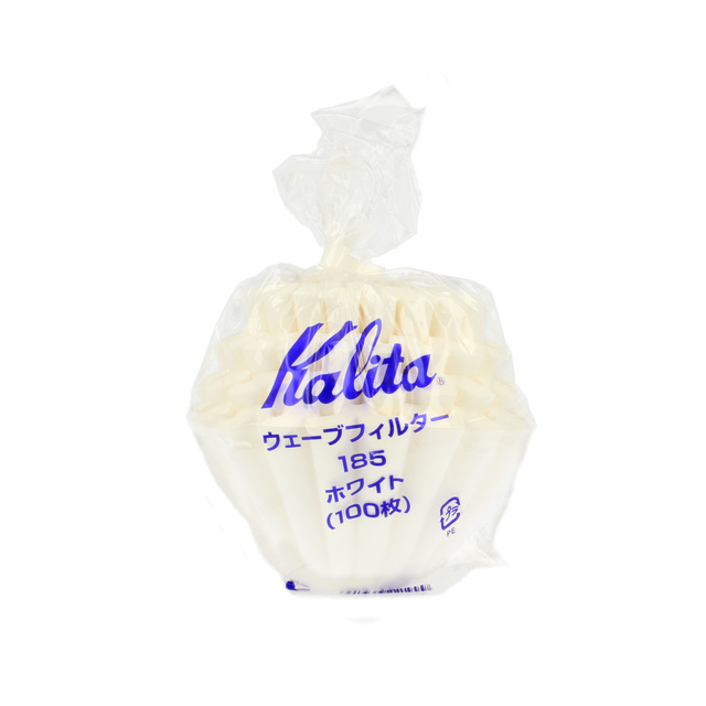 Kalita - papierowe filtry do drippera 185 białe - 100 sztuk Kalita - papierowe filtry do drippera 185 białe - 100 sztuk
