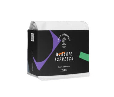 Kawa włoskie epresso mieszanka arabica i robusta z palarni Bracia Ziółkowscy Kawa włoskie epresso mieszanka arabica i robusta z palarni Bracia Ziółkowscy