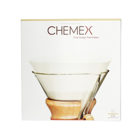Chemex filtry okrągłe papierowe niezłożone 6, 8, 10 filiżanek