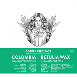Coffea Circulor - Kolumbia Betulia Washed Anaerobic 250g