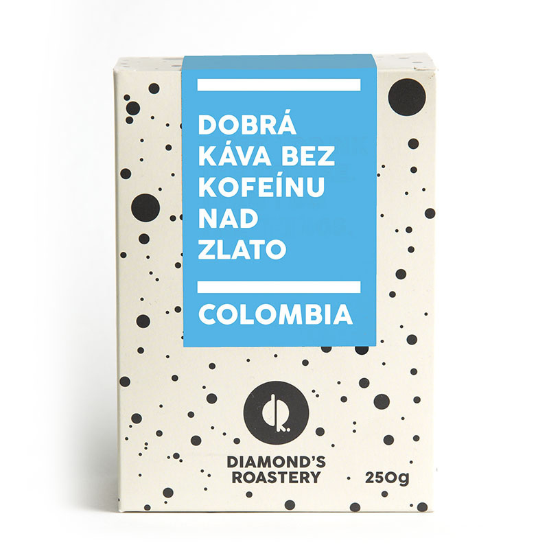 Kawa bezkofeinowa z Kolumbii ziarnista palarnia Diamond's