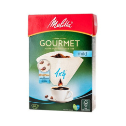 Melitta - Filtry papierowe Gourmet Mild 1x4 80szt.
