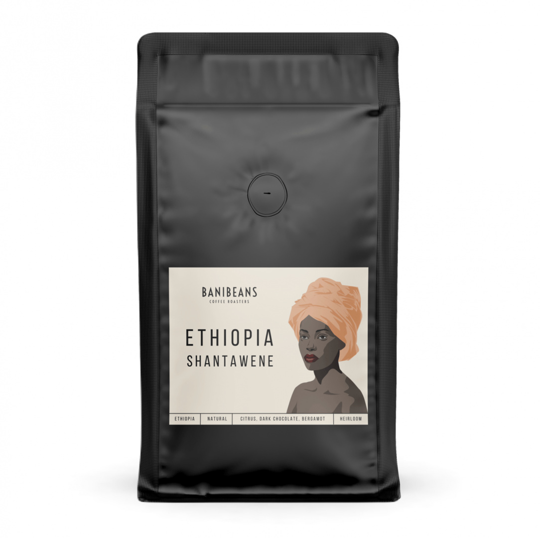 Kawa ziarnista z palarni Banibeans - Etiopia Shantawene - 250g Kawa ziarnista z palarni Banibeans - Etiopia Shantawene - 250g
