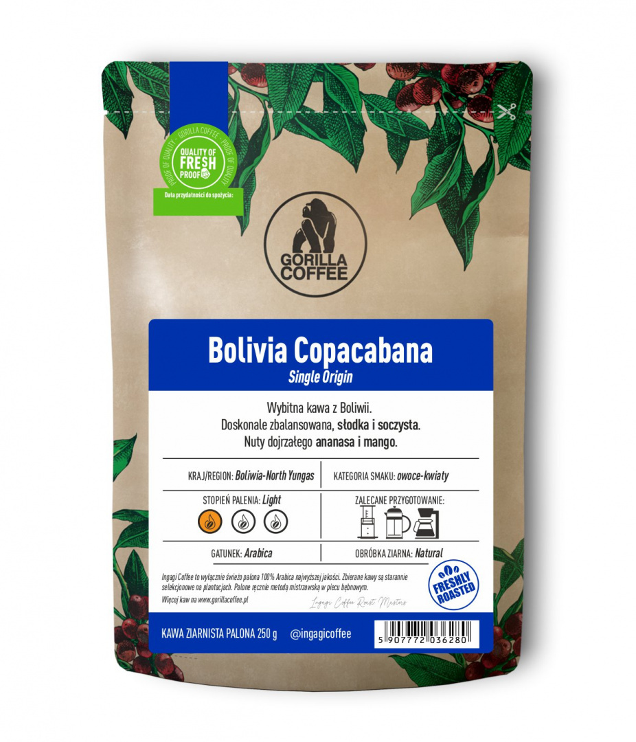 Ziarnista kawa speciality palona w palarni Ingagi Ziarnista kawa speciality palona w palarni Ingagi