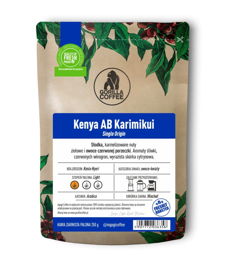 Ingagi Coffee - Kenia Karimikui OUTLET - 250g Ingagi Coffee - Kenia Karimikui OUTLET - 250g