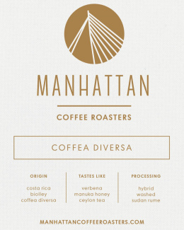 Manhattan Coffee - Kostaryka Coffea Diversa - 125g