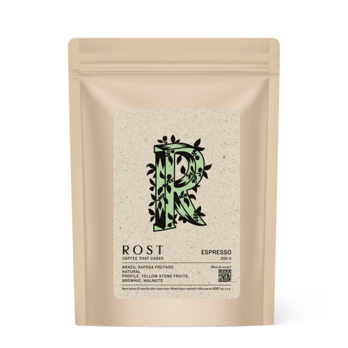 Kawa palona ciemno pod espresso polska palarnia ROST Brazylia Raposa Kawa palona ciemno pod espresso polska palarnia ROST Brazylia Raposa