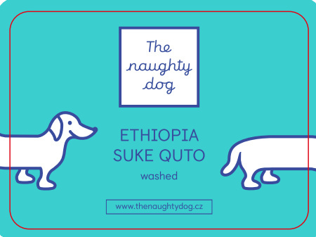 The Naughty Dog Coffee- Etiopia Suke Quto washed - 250g The Naughty Dog Coffee- Etiopia Suke Quto washed - 250g