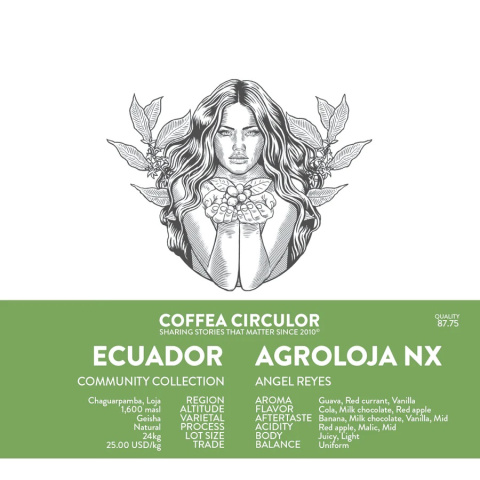 Coffea Circulor - Ekwador Agroloja NX - 250g