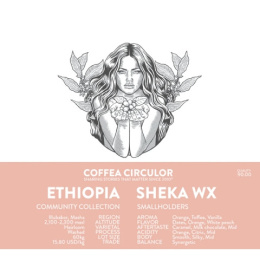 Coffea Circulor - Etiopia Sheka WX 250g