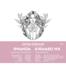 Coffea Circulor - Rwanda Kirambo Washed WX- 250g