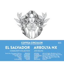 Coffea Circulor - Salwador Arbolya - 250g