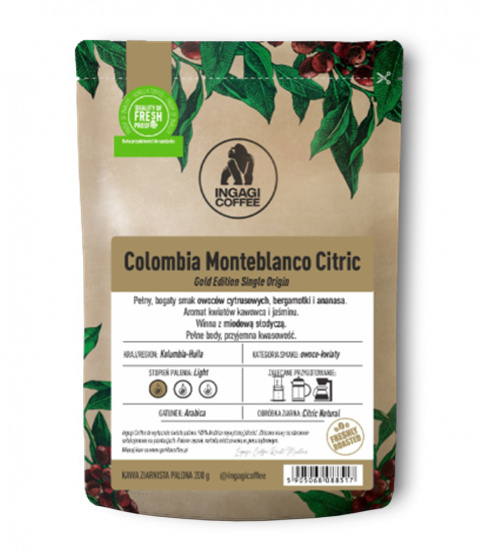 Kolumbia Citric Natural Ingagi Kolumbia Citric Natural Ingagi