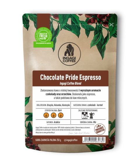 Ingagi Coffee - Chocolate Pride Espresso - 250g Ingagi Coffee - Chocolate Pride Espresso - 250g