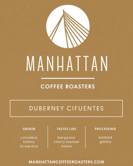 Manhattan Coffee - Kolumbia Duberney Cifuentes - 125g