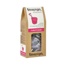 Teapigs - Herbata, Rhubarb & Ginger - 15 piramidek