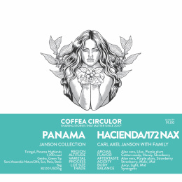 Coffea Circulor - Panama Janson Hacienda 172H - 100g