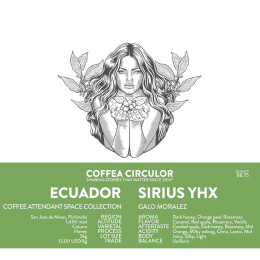 Coffea Circulor - Ekwador Sirius YHX - 100g
