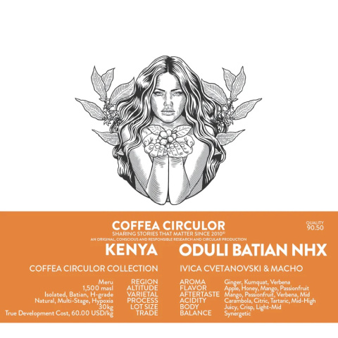 Coffea Circulor - Kenia Oduli Isolated Batian - 100g