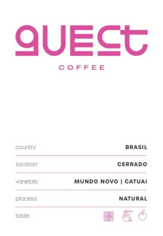 Guest Coffee - Brazylia Cerrado, Espresso - 250g