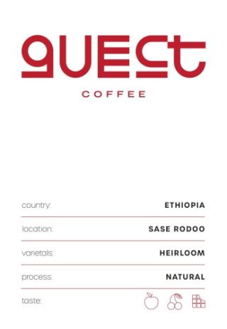 Guest Coffee - Etiopia Sase Rodoo, Espresso - 250g