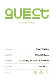 Guest Coffee - Gwatemala Tata Nahual, Espresso - 250g