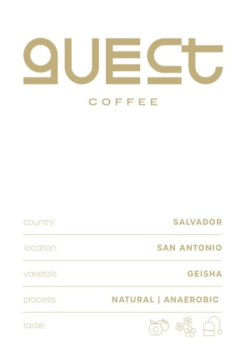 kawa Guest Coffee - Salwador San Antonio Geisha - 250g