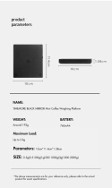 Timemore Black Mirror Basic MINI czarna - Waga do 2 kg