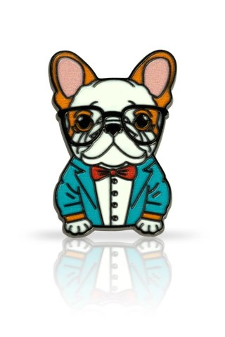 Pin elegancki buldog francuski